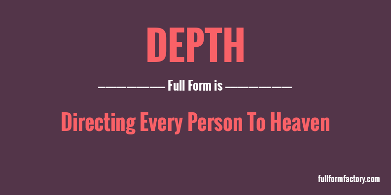 depth-full-form
