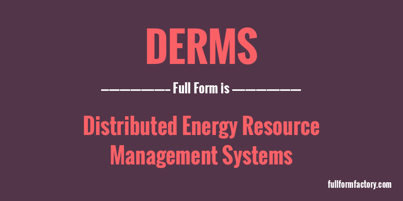 derms-full-form