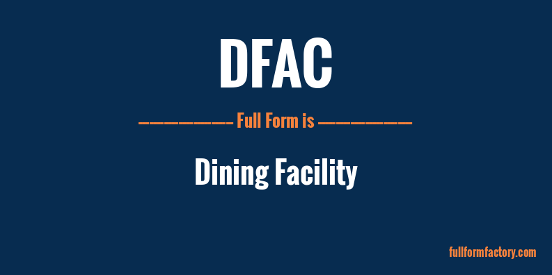 dfac-full-form