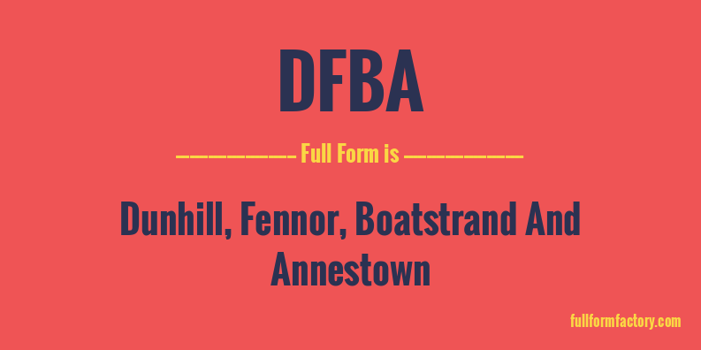 dfba-full-form