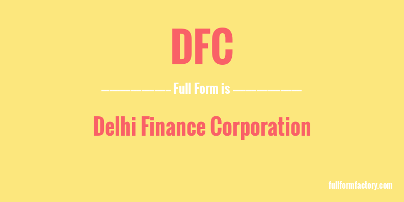 dfc-full-form