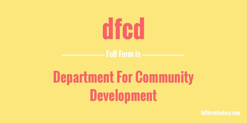 dfcd-full-form