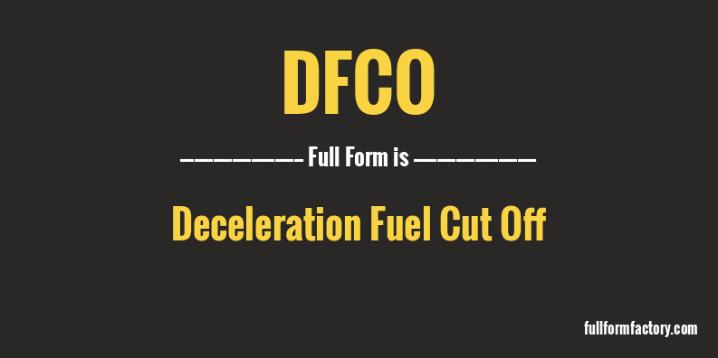 dfco-full-form