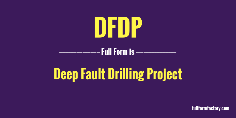 dfdp-full-form