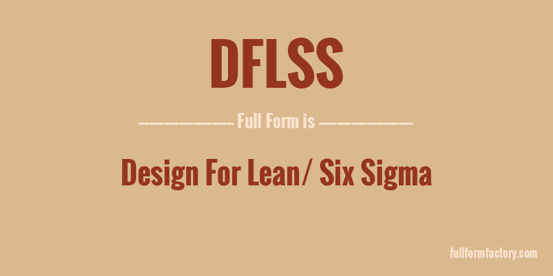 dflss-full-form