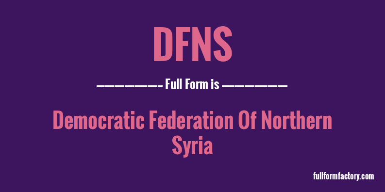 dfns-full-form