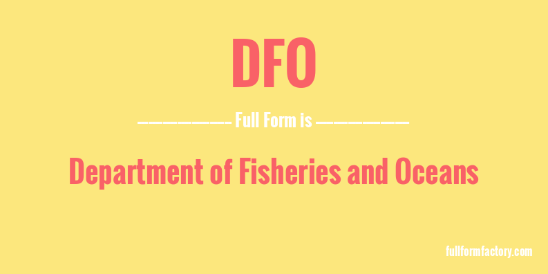 dfo-full-form