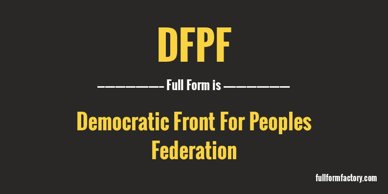 dfpf-full-form