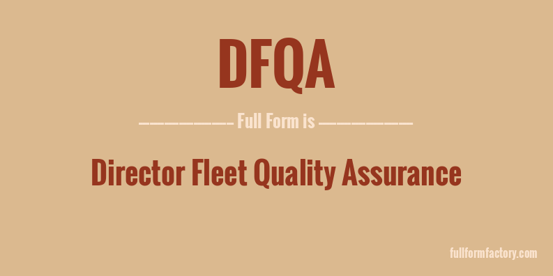 dfqa-full-form