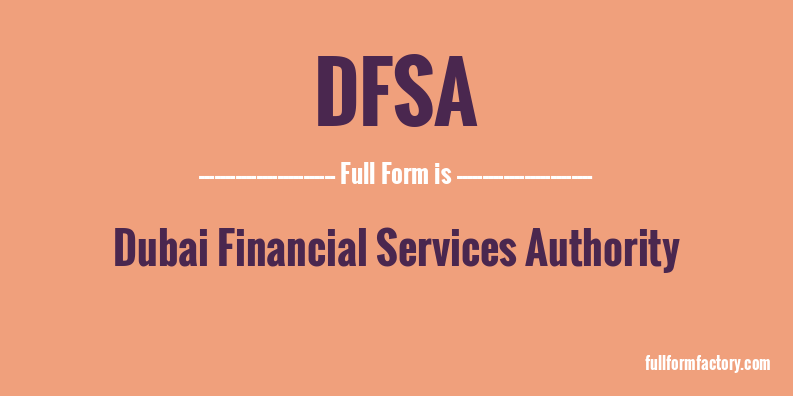 dfsa-full-form
