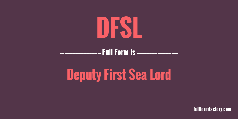 dfsl-full-form