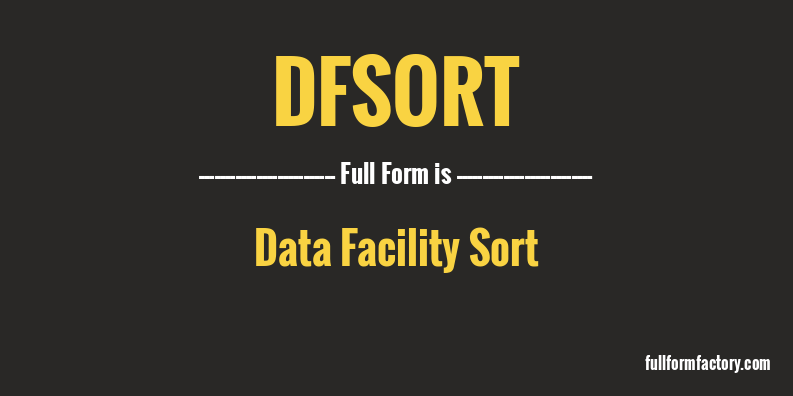 dfsort-full-form