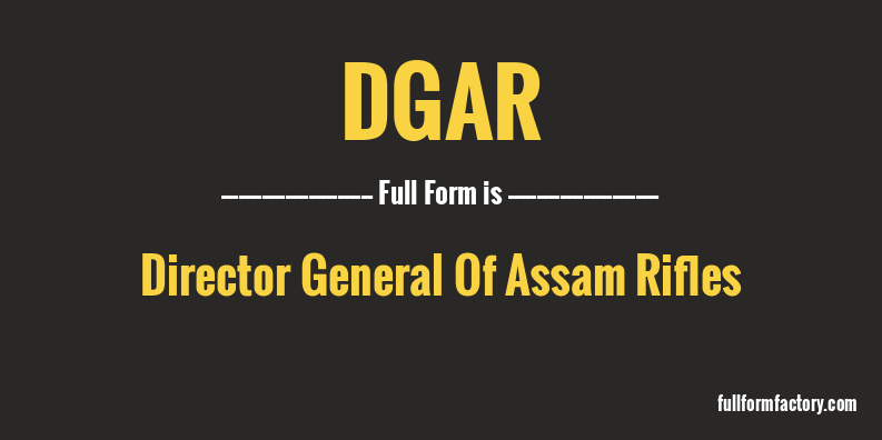 dgar-full-form
