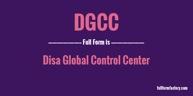 dgcc-full-form
