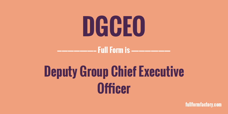 dgceo-full-form