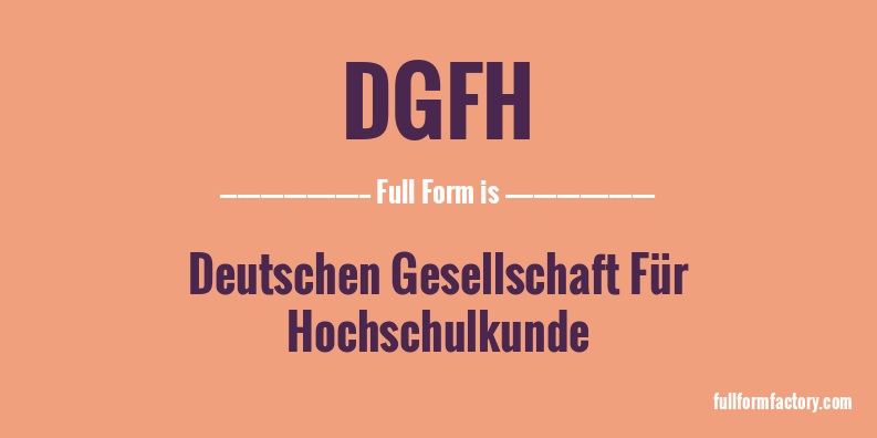 dgfh-full-form