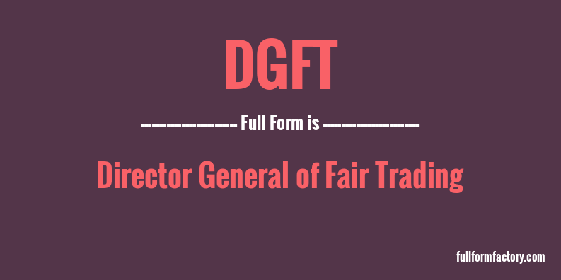 dgft-full-form