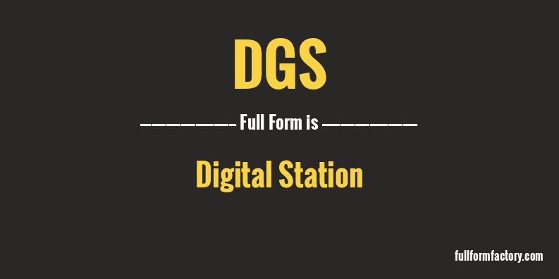 dgs-full-form
