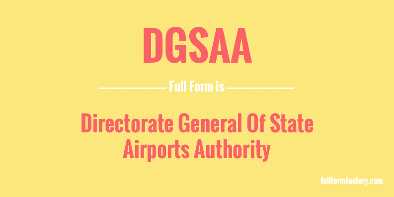 dgsaa-full-form
