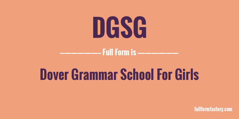 dgsg-full-form