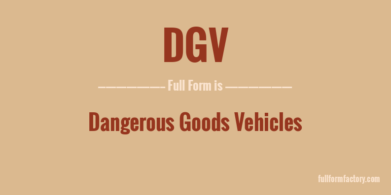 dgv-full-form