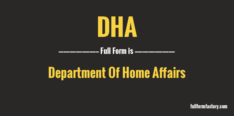 dha-full-form