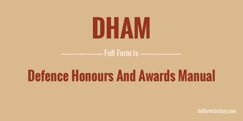 dham-full-form