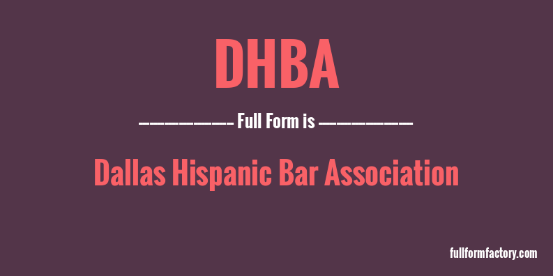 dhba-full-form