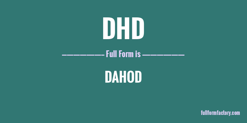 dhd-full-form
