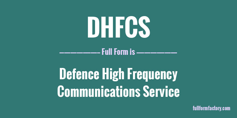 dhfcs-full-form