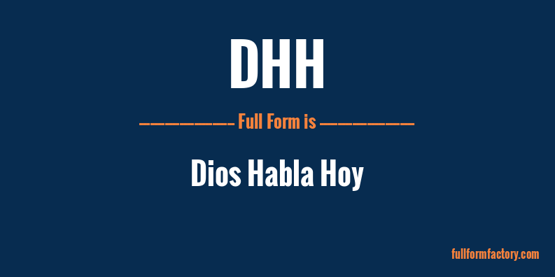 dhh-full-form