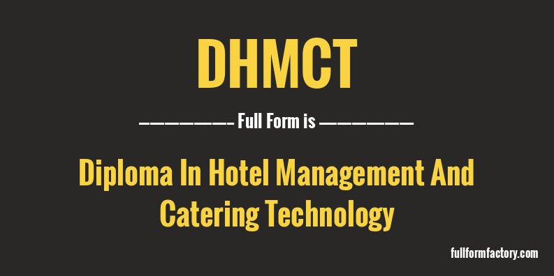 dhmct-full-form