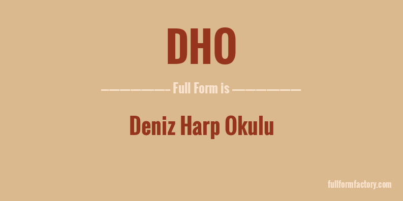 dho-full-form