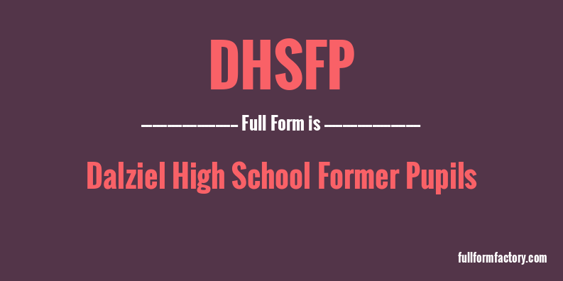 dhsfp-full-form