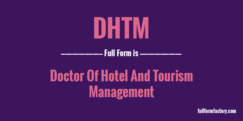 dhtm-full-form