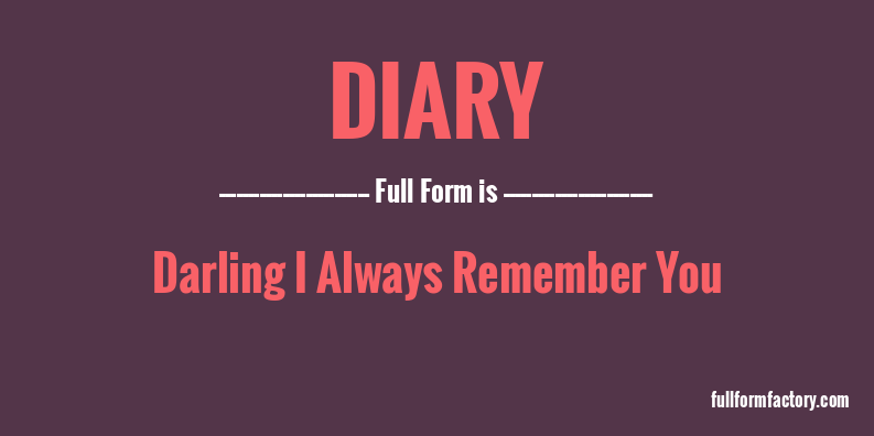 diary-full-form