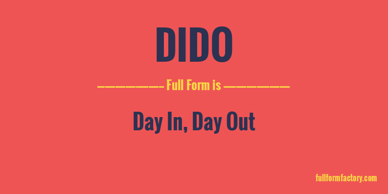 dido-full-form