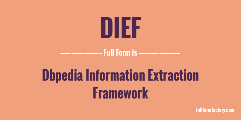 dief-full-form