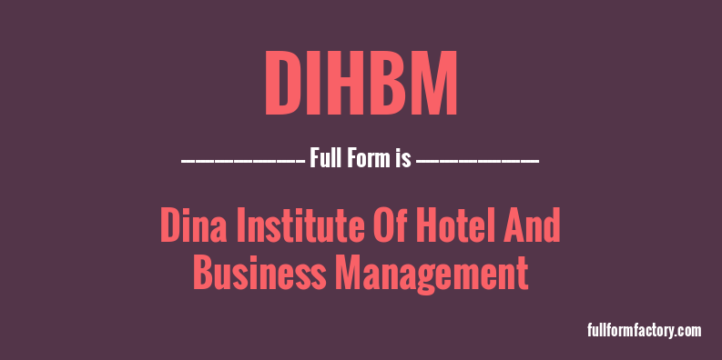 dihbm-full-form