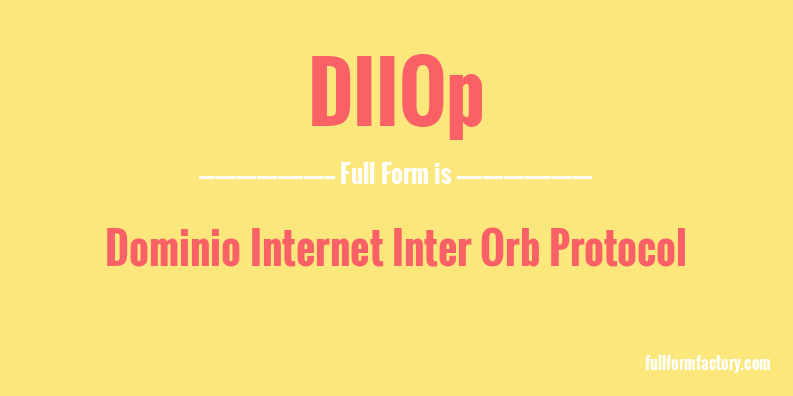 diiop-full-form