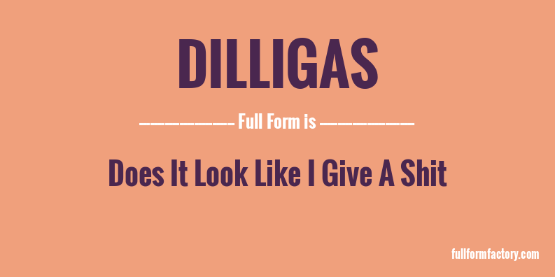 dilligas-full-form