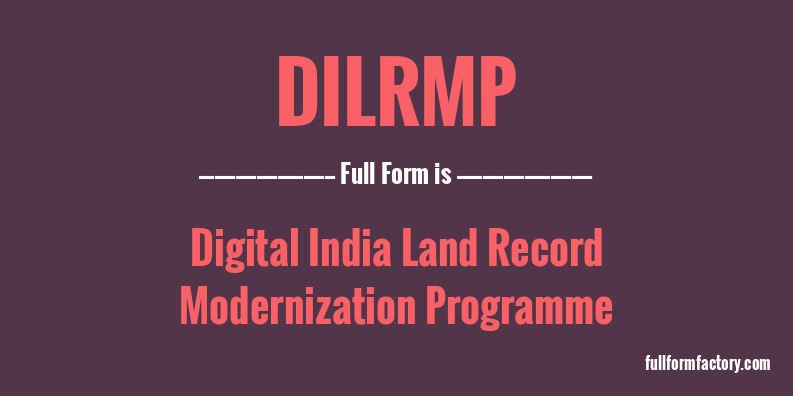 dilrmp-full-form