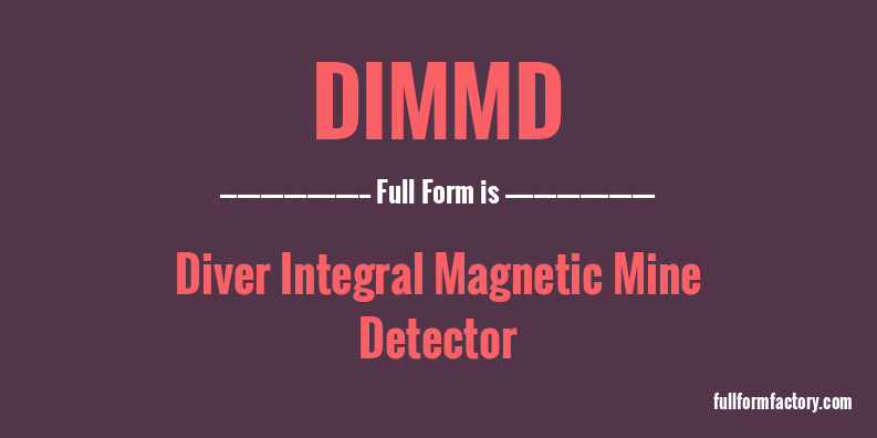 dimmd-full-form