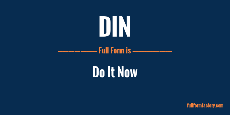 din-full-form
