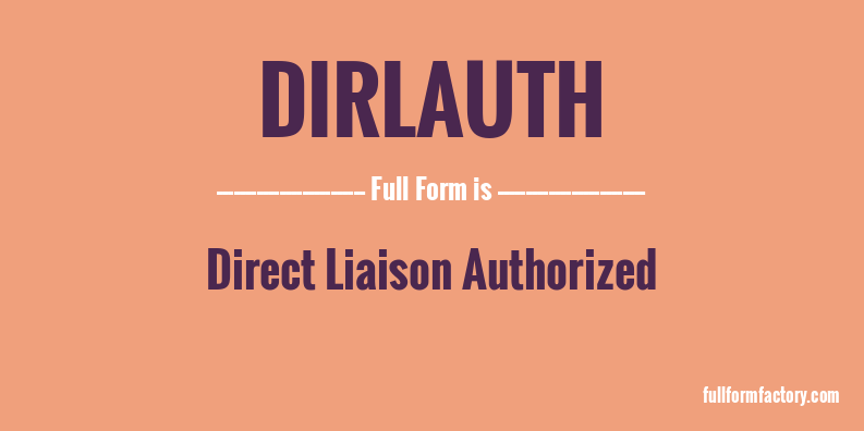 dirlauth-full-form