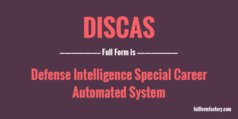discas-full-form