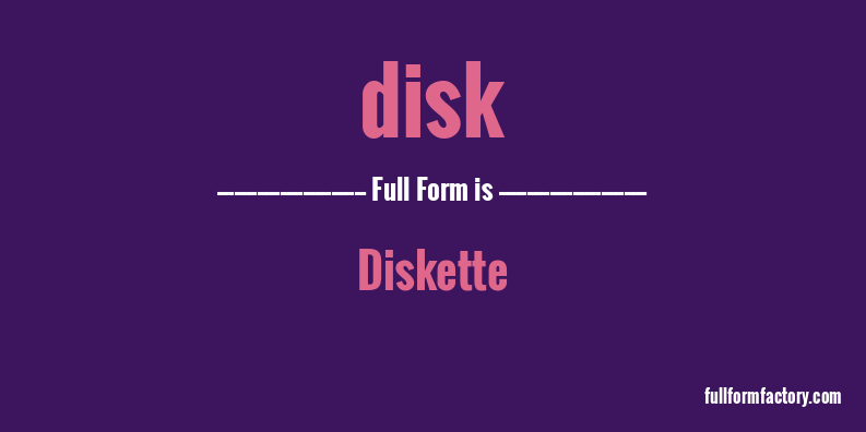 disk-full-form