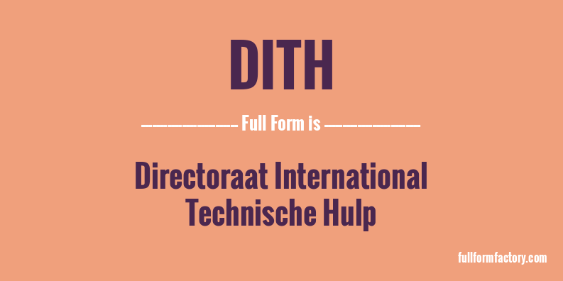 dith-full-form