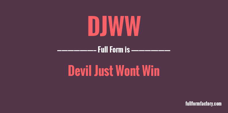 djww-full-form