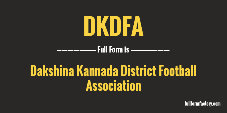 dkdfa-full-form
